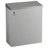 GA010700 Poubelle murale carrée en inox AISI 304 satiné 7L