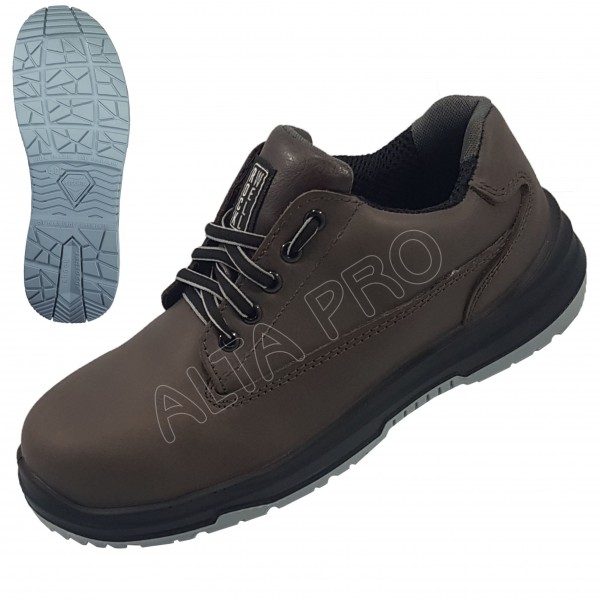 AF012200 
Chaussure de protection basse en cuir marron RKW-GALY S3 
