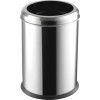 GA010121 Poubelle cylindrique ouverte avec anneau en inox satiné 430 5 LT