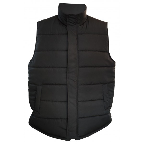 AE030105 Gilet anti-froid en nylon épais noir