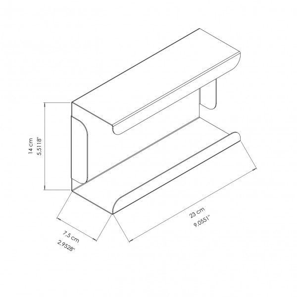 AJ060300 Distributeur pour gants jetables en inox AISI 304 satiné