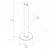 EC020750 Station automatique de désinfection des mains à pédale en inox 1000 ml