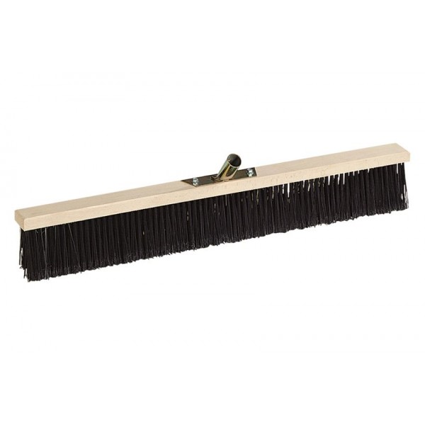 BA040303 Balai cantonnier support en bois fibre en PVC 60 cm