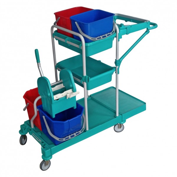 DA030500 Chariot de nettoyage en rilsan green 150