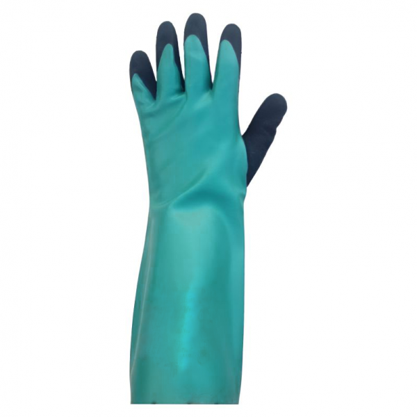 AA080600 Gant étanche anti-dérapant en nitrile sur jersey nylon