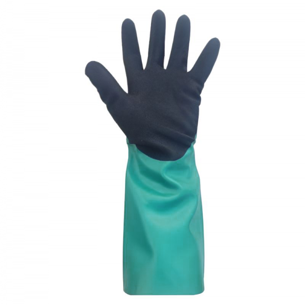 AA080600 Gant étanche anti-dérapant en nitrile sur jersey nylon