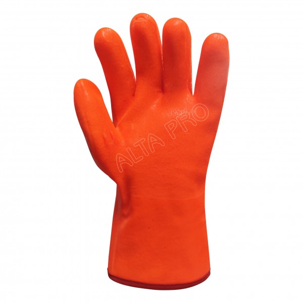 AA090200 Gant anti froid en PVC orange 30 cm 111